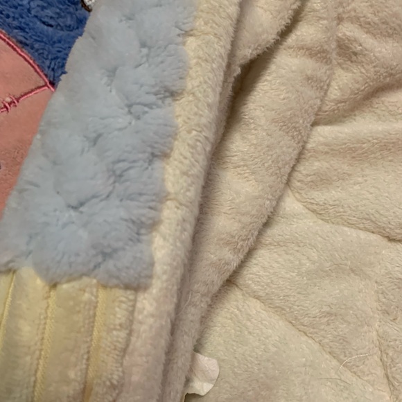 Disney Winnie The Pooh Piglet Eeyore Tigger Roo Peek A Boo Baby Blanket - Picture 7 of 12